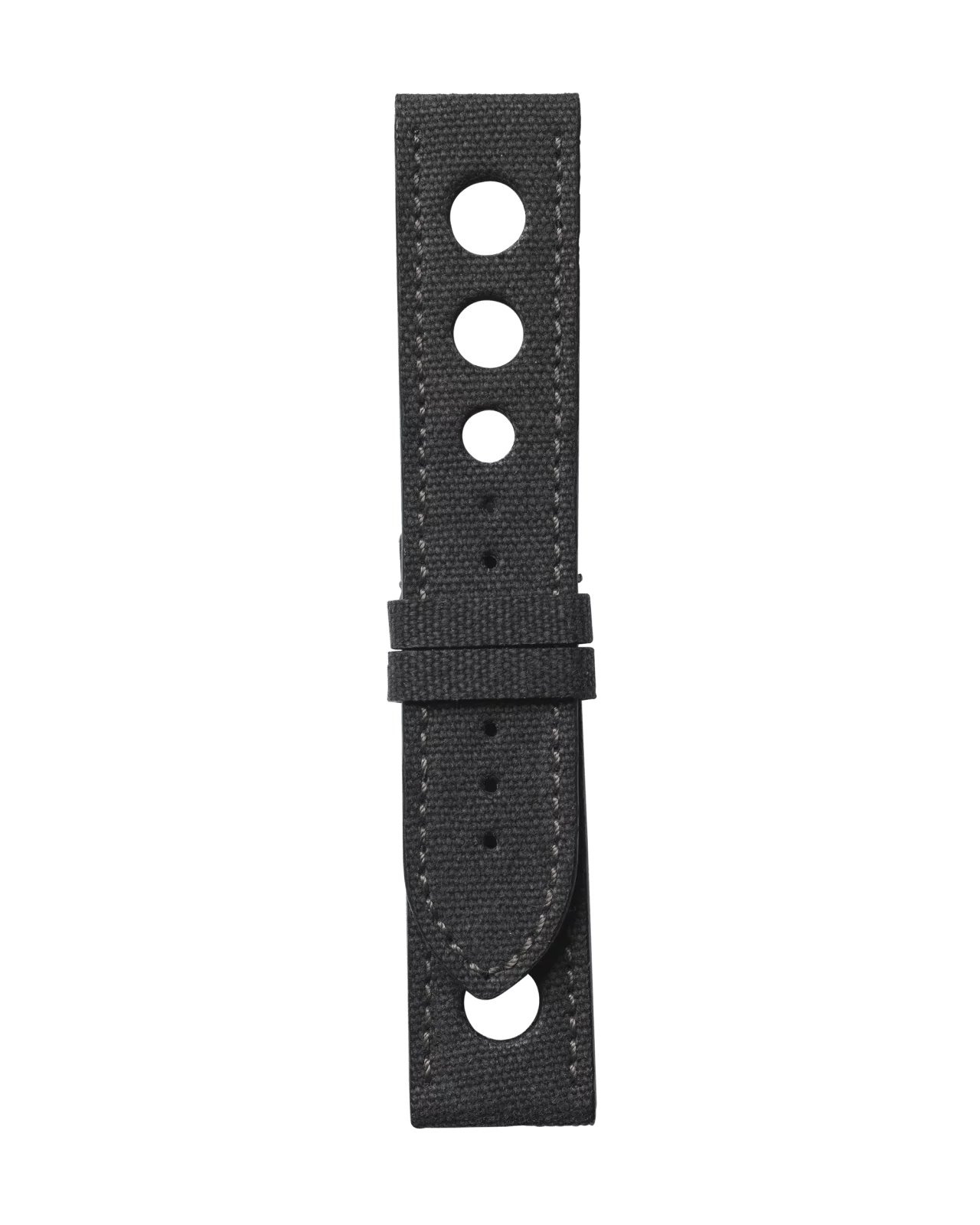 Graues Gelochtes Canvas Band