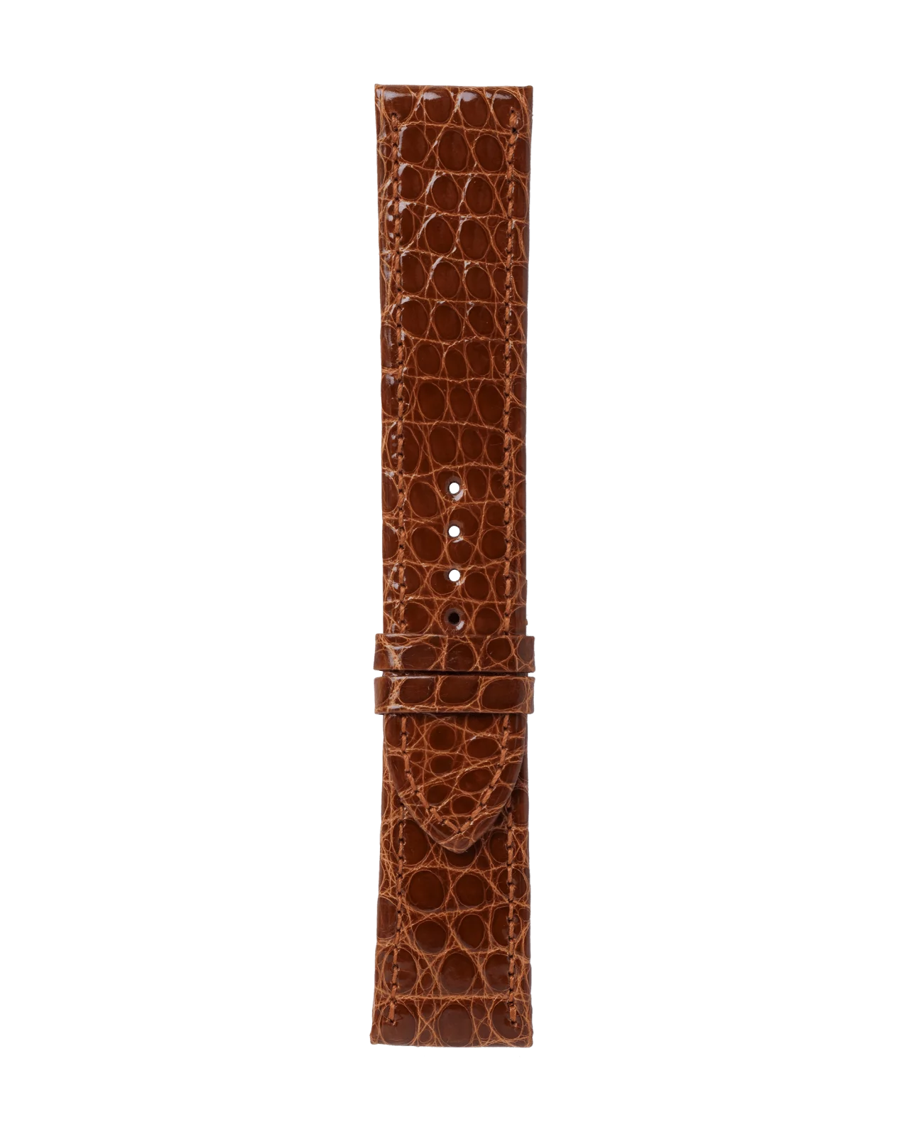 Cognac Krokoband