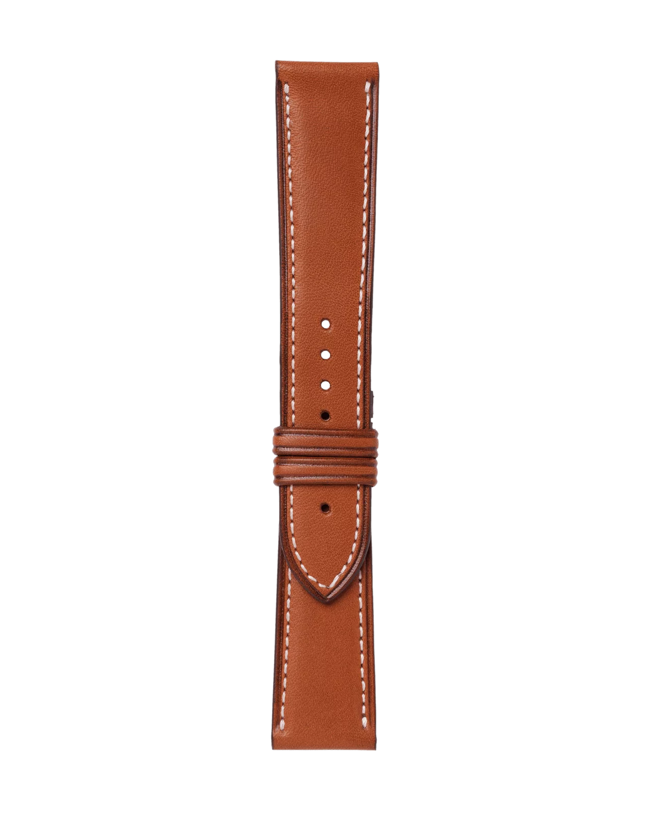 Lederband Mit Beiger Naht