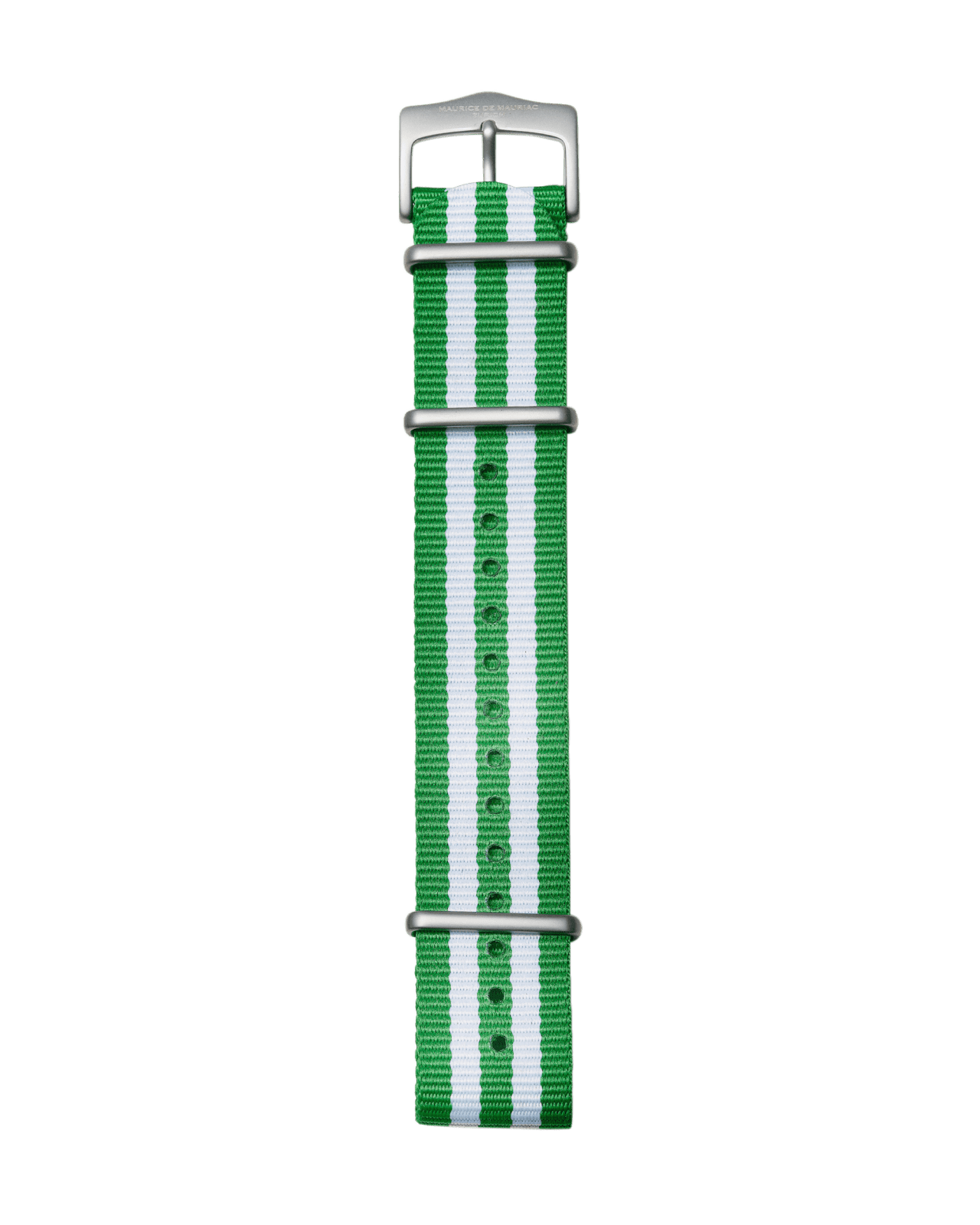 grün weisses Natoband aus Textil