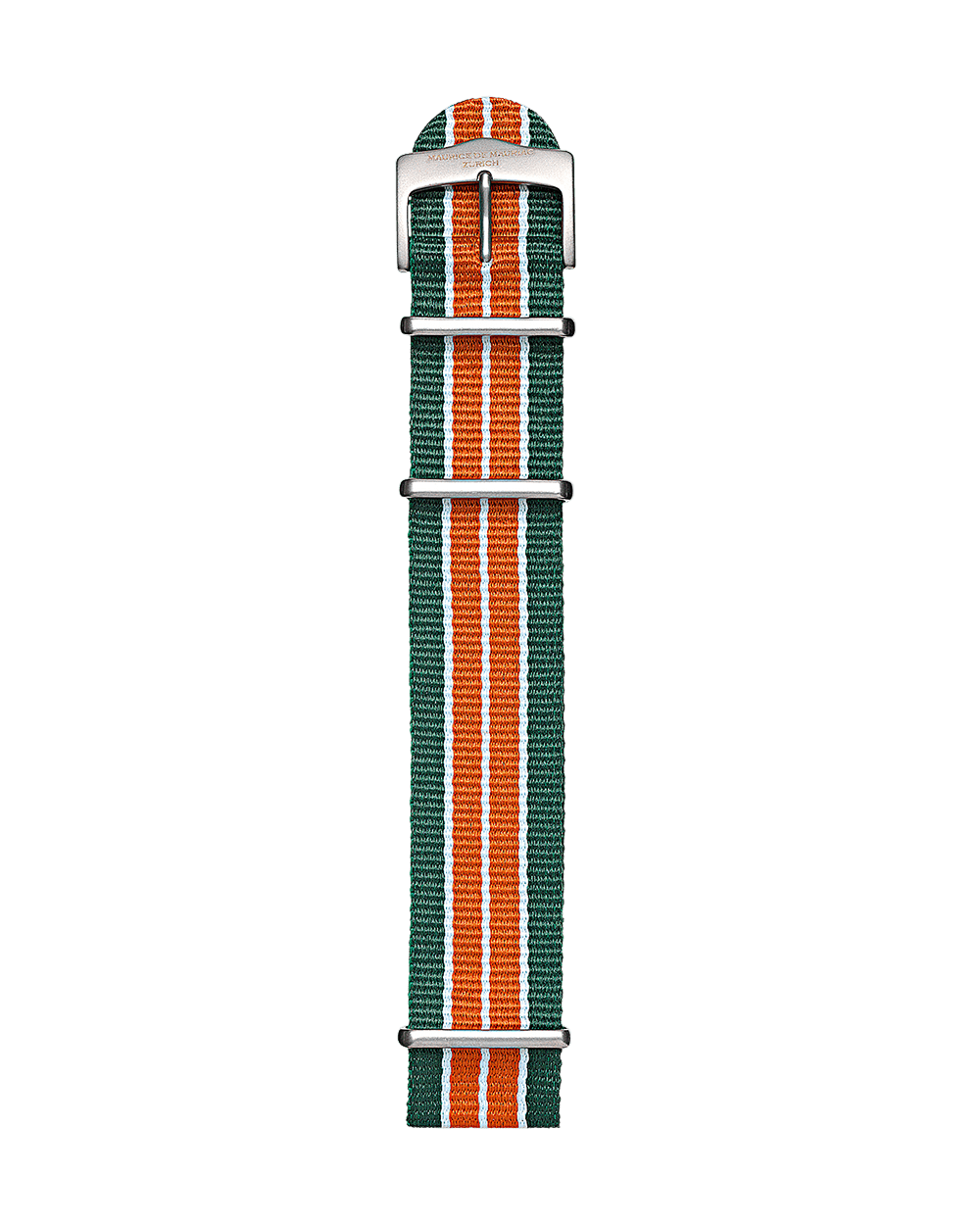 orange, grünes natoband