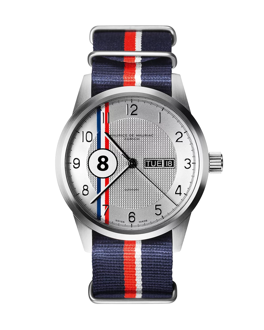 automatische, mechanische Uhr mit Textilarmband