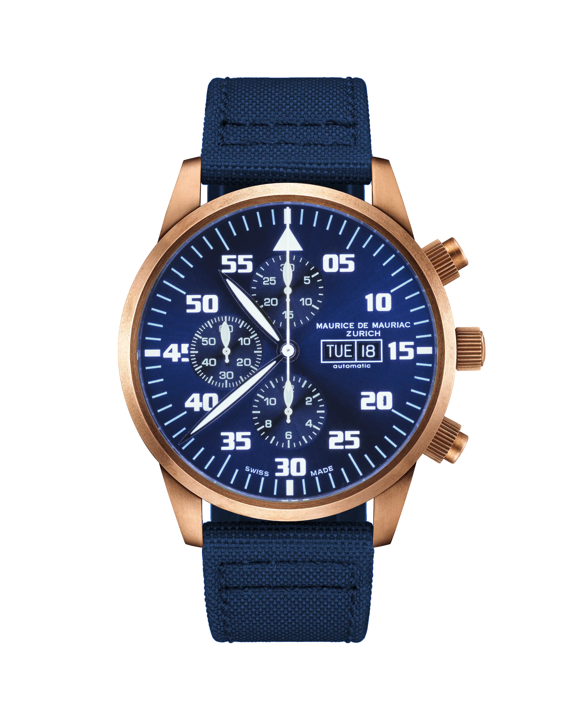 Chrono Modern Bronze “Deep Blue”