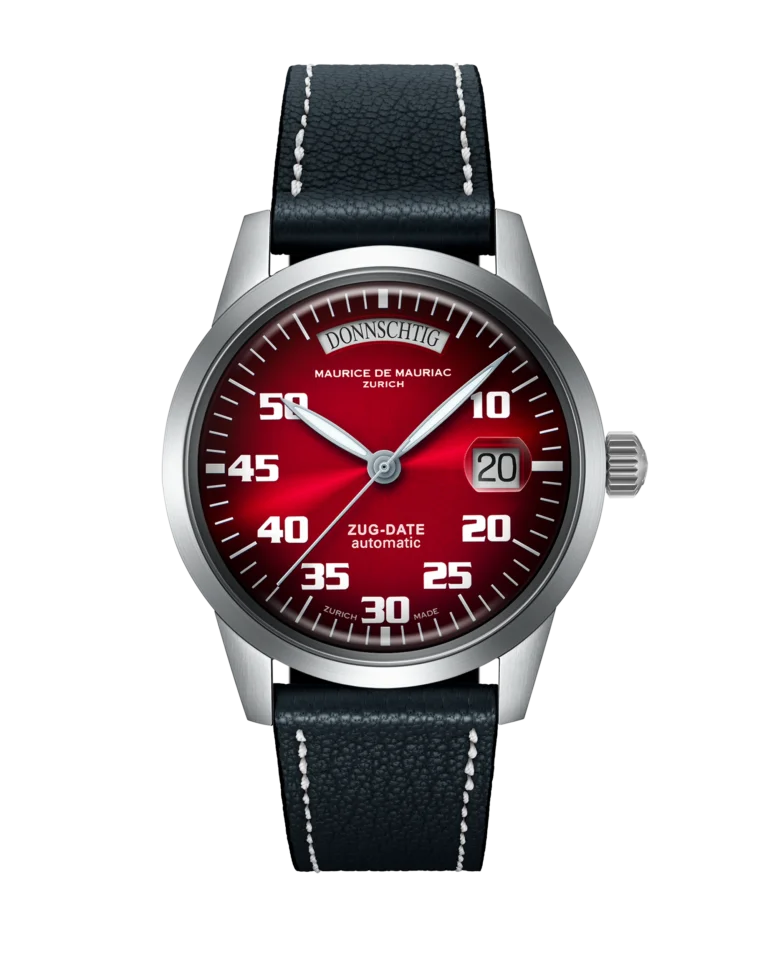 Automatic Modern: „Zug Date“ Kirschrot