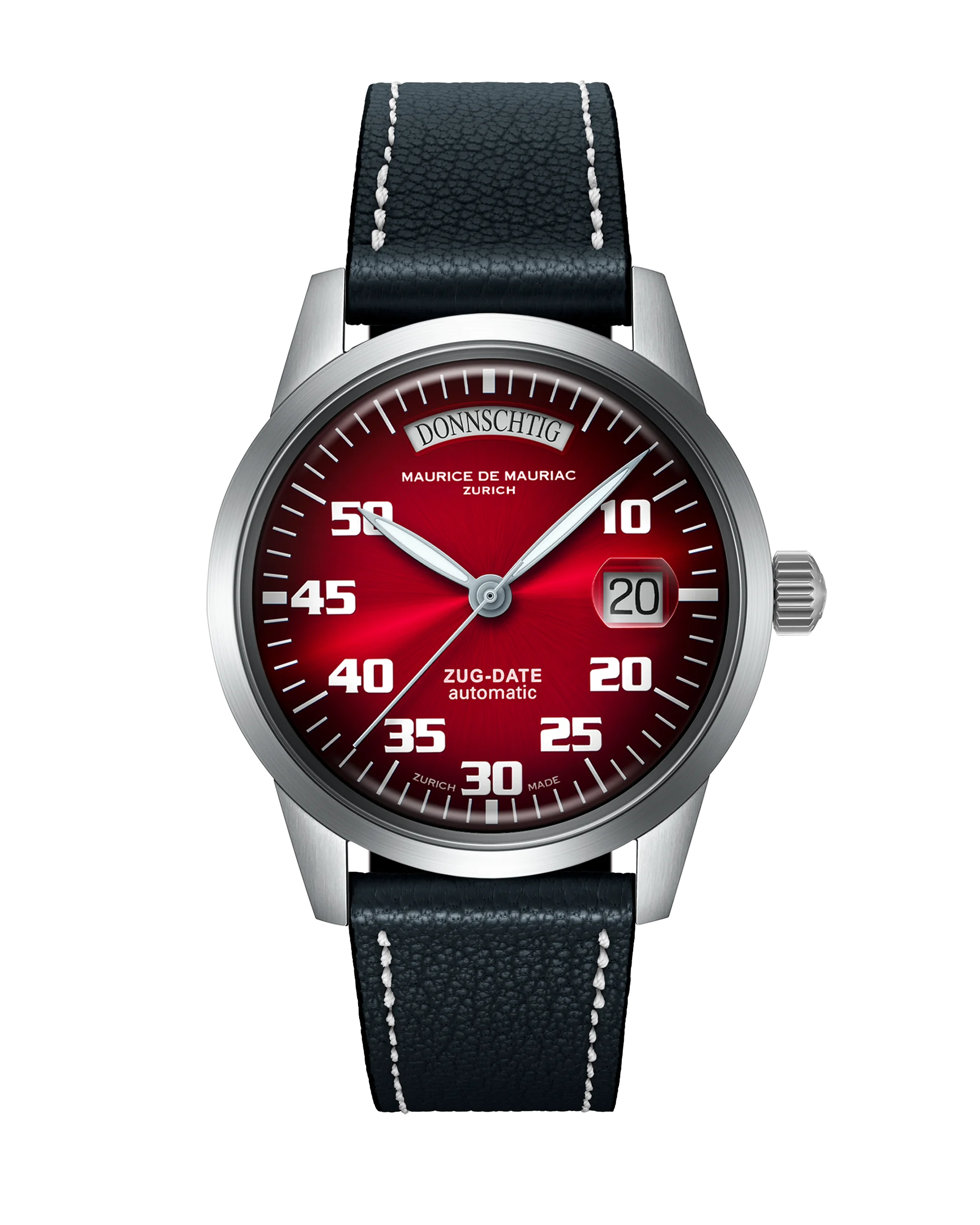Automatic Modern: „Zug Date“ Kirschrot