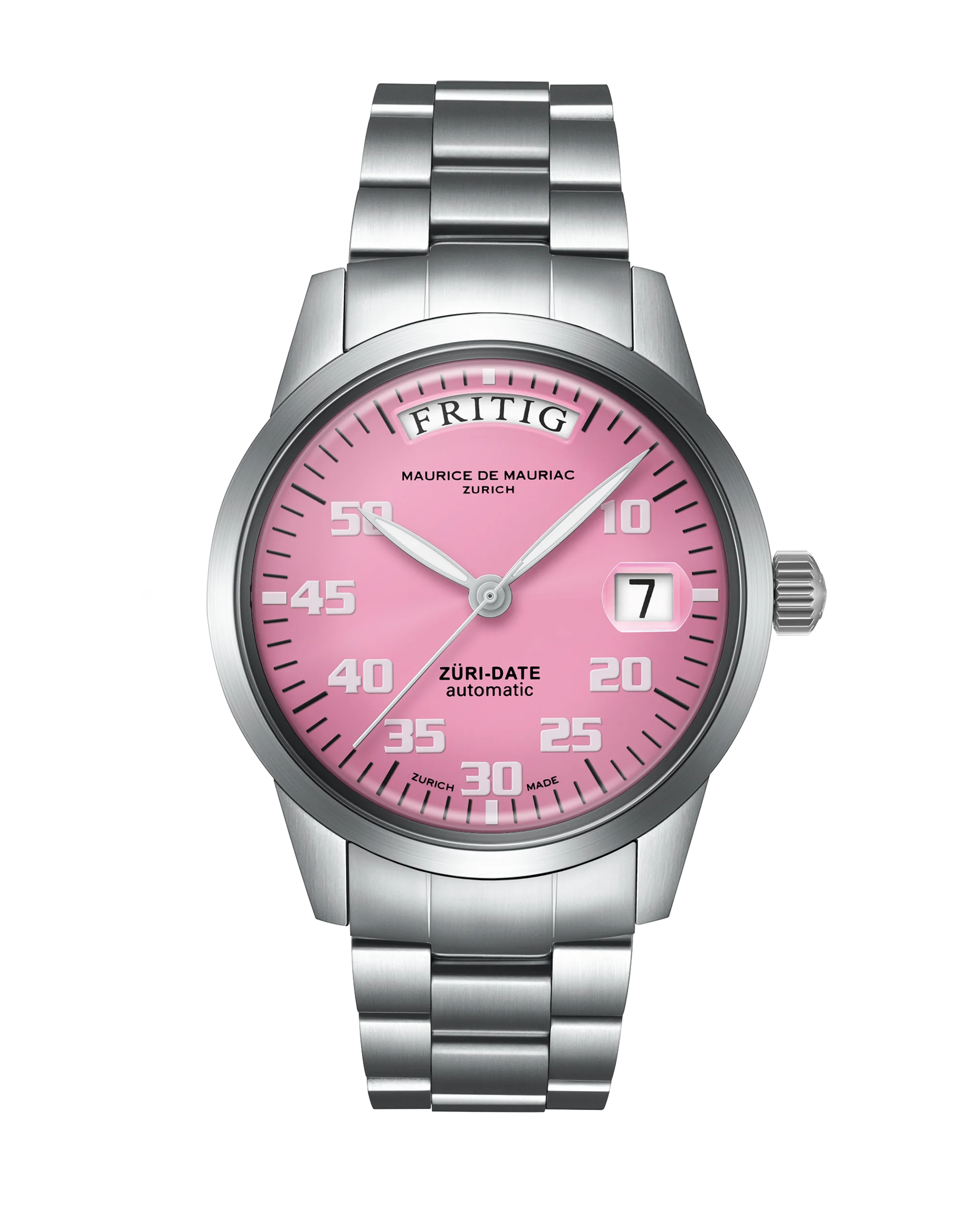 Automatic Modern: „Züri Date“ Cherry Blossom mit Stahlband